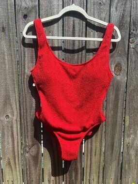 J.CREW Scrunchie Scoopneck One-piece in Chimney Textured scoopneck Size 8